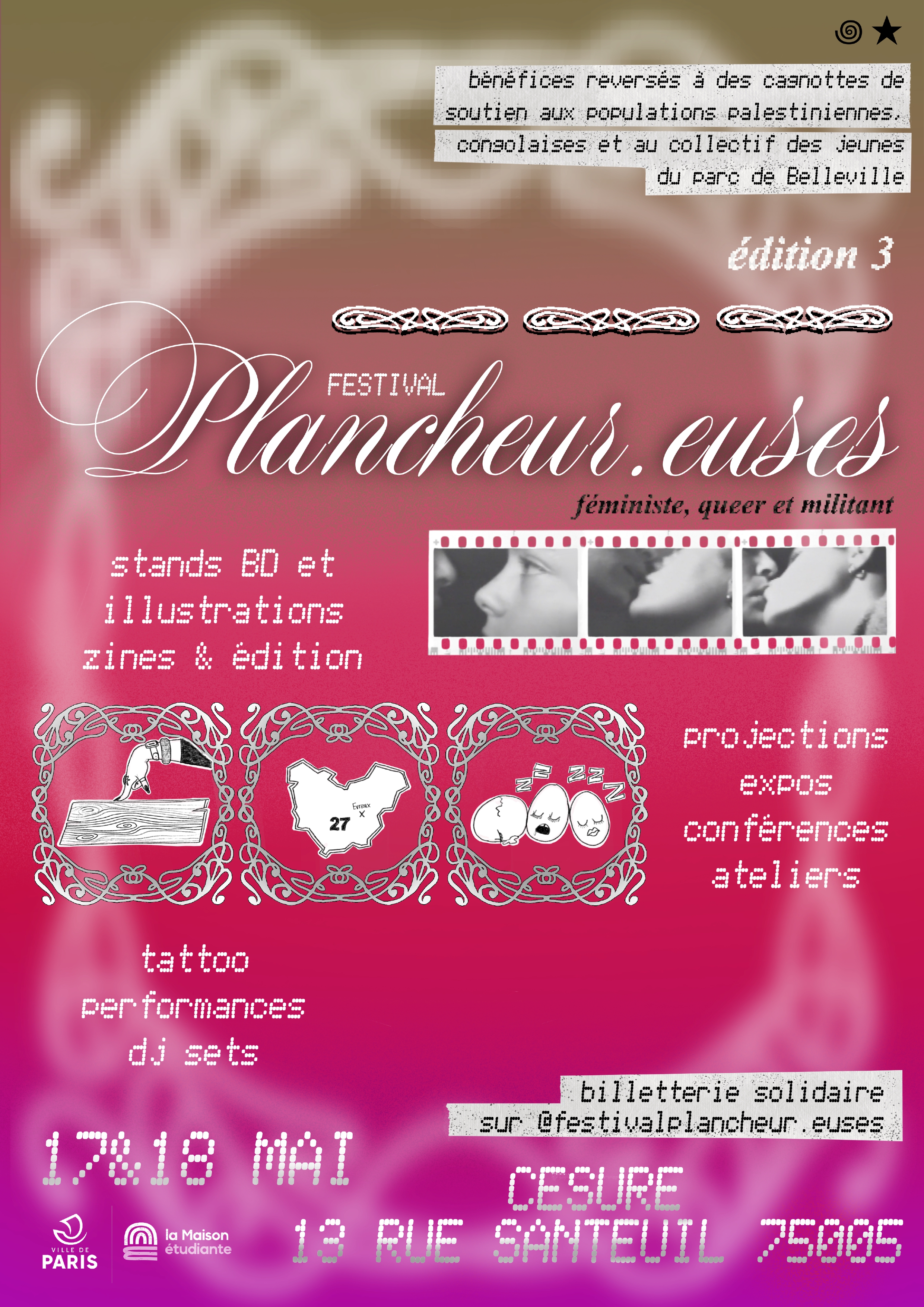 Affiche Festival Plancheur·euses